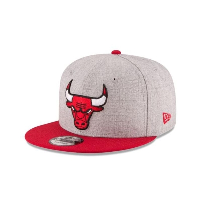 Chicago Bulls Gorra | New Era NBA 2tone 9fifty Snapback Cap Mexico - Grises